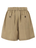 Weekend Maxmara Wkiveletta – Linen Shorts With Elasticated Waist