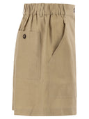 Weekend Maxmara Wkiveletta – Linen Shorts With Elasticated Waist