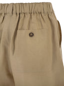 Weekend Maxmara Wkiveletta – Linen Shorts With Elasticated Waist