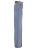 Weekend Maxmara Wkdlatino Cotton And Linen Denim Jeans