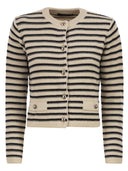 Weekend Maxmara Wkdvodka Cropped Cotton Cardigan
