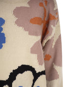 Weekend Maxmara Wkdcelebre Patterned Cotton Crew Neck