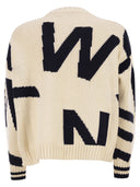 Weekend Maxmara Wkdcelebre 패턴 코튼 크루넥