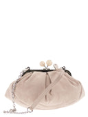 Borsa Weekend Maxmara Wkavalois piccola in pelle scamosciata