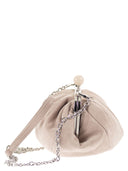 Borsa Weekend Maxmara Wkavalois piccola in pelle scamosciata