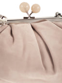 Borsa Weekend Maxmara Wkavalois piccola in pelle scamosciata