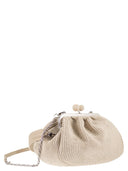 Weekend Maxmara Wkafortuna Pasticcino Bag Medium Raffia Effect