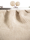 Weekend Maxmara Wkafortuna Pasticcino Bag Medium Raffia Effect