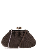 Weekend Maxmara Wkafortuna Pasticcino Bag Medium Raffia Effect