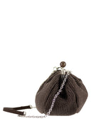 Weekend Maxmara Wkafortuna Pasticcino Bag Medium Raffia Effect