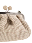 Weekend Maxmara Wkapalmas Raffia Effect Pasticcino Bag