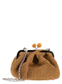 Weekend Maxmara Wkapalmas Raffia Effect Pasticcino Bag