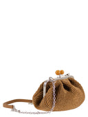 Weekend Maxmara Wkapalmas Raffia Effect Pasticcino Bag