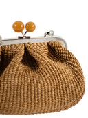 Weekend Maxmara Wkapalmas Raffia Effect Pasticcino Bag