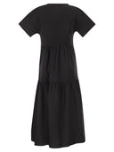 Weekend Maxmara Wkdcapsula Cotton Jersey Ruffle Dress
