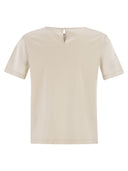 Weekend Maxmara Wkdzona Satin And Jersey T Shirt