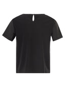 Weekend Maxmara Wkdzona Satin And Jersey T Shirt