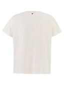 Weekend Maxmara Wkdgenio Embroidered Linen And Stretch Cotton Jersey T Shirt