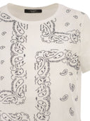 Weekend Maxmara Wkdgenio Embroidered Linen And Stretch Cotton Jersey T Shirt