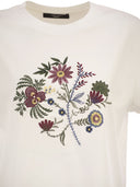 Weekend Maxmara Wkdsabato Cotton Jersey T Shirt With Print
