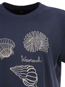 Weekend Maxmara Wkdsabato Cotton Jersey T Shirt With Print