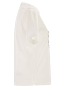 Weekend Maxmara Wkdwest Cotton T Shirt With Print And Embroidery