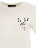 Weekend Maxmara Wkdbora Jersey T Shirt With Graphic Print