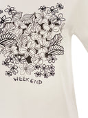 Weekend Maxmara Wkdbora Jersey T Shirt With Graphic Print