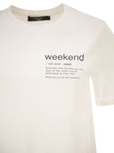 Weekend Maxmara Wkdtenue Jersey T Shirt With Print