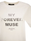 Weekend Maxmara Wkdtenue Jersey T Shirt With Print