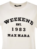 Weekend Maxmara Wkdtenue Jersey T Shirt With Print