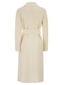 Maxmara Studio Mstcles 울, 캐시미어 및 실크 코트