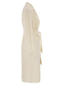 Maxmara Studio Mstcles 울, 캐시미어 및 실크 코트