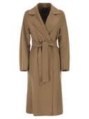 Maxmara Studio Mstcles 울, 캐시미어 및 실크 코트