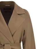 Maxmara Studio Mstcles 울, 캐시미어 및 실크 코트