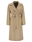 Maxmara Studio Mstcles jas van wol, kasjmier en zijde