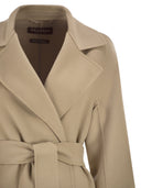 Maxmara Studio Mstcles jas van wol, kasjmier en zijde