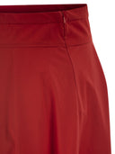 Maxmara Studio Mstvolume Cotton Pleated Skirt