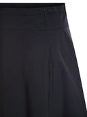 Maxmara Studio Mstvolume Cotton Pleated Skirt