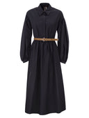 Abito chemisier in cotone Maxmara Studio Mstmarmo
