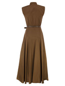 Maxmara Studio Mstgesto Cotton Poplin Circle Skirt