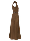 Maxmara Studio Mstgesto Cotton Poplin Circle Skirt