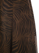 Maxmara Studio Mstsalice Long Printed Silk Halterneck Dress