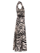 Maxmara Studio Mstwest Printed Cotton Shirt Dress With Belt