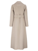 S Maxmara Smmcustodi Long Wool Coat With Martingale