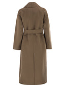 S Maxmara Smmhobby Long Wool Drape Coat