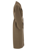 S Maxmara Smmhobby Long Wool Drape Coat