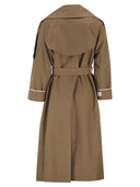 Maxmara The Cube Mtcutrench Trench Coat In Water Repellent Twill