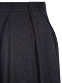 S Maxmara Smmalex Corolla Skirt In Cotton Blend