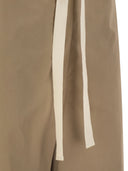 S Maxmara Smmargento Cotton Drawstring Trousers